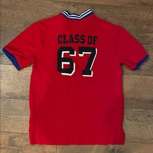 Polo by Ralph Lauren Red Polo “Class of 67” size large 14/16